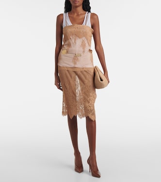 Top in jersey e pizzo | Jacques Wei