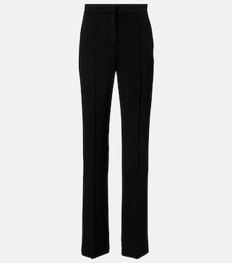 Dinda high-rise jersey straight pants  | Max Mara