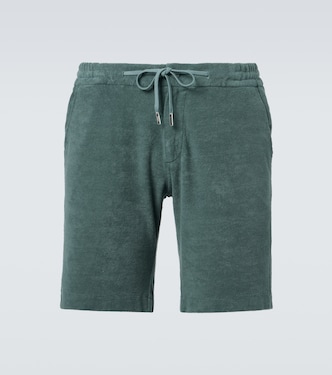 Cotton terry shorts | Fedeli