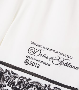 Bermuda-Shorts aus Baumwoll-Piqué | Dolce&Gabbana Kids
