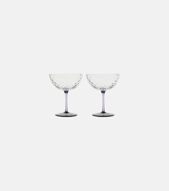 Set de 2 copas de champán de vidrio | NasonMoretti