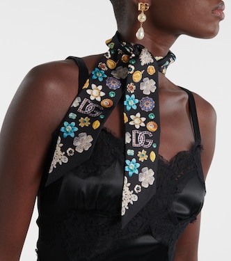 Tuch aus Seiden-Twill | Dolce&Gabbana