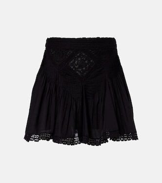 Minirock Goldie aus Baumwolle mit Spitze | Marant Etoile