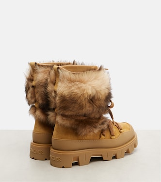 Peak Après leather lace-up boots | Moncler