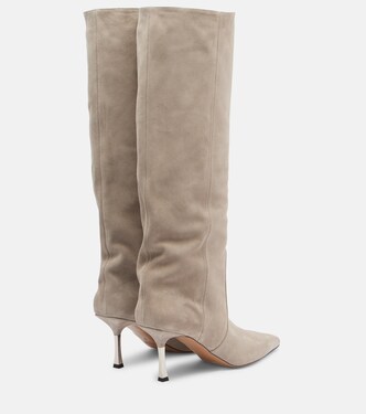 Bettina 75 knee-high suede boots | Paris Texas