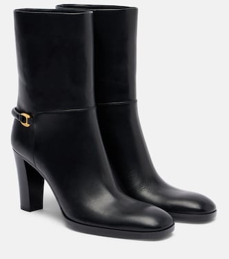 Sulpice 80 leather ankle boots | Saint Laurent