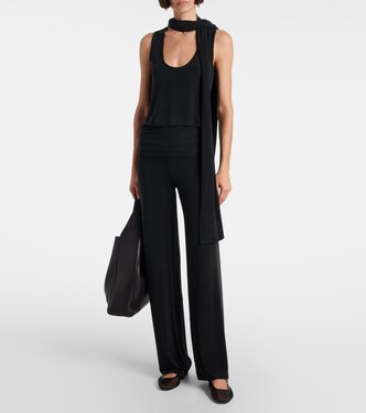 Pantalon droit à taille haute | Aya Muse
