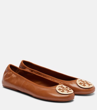 Ballerinas Minnie aus Leder | Tory Burch