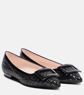 Gommettine sequined ballet flats | Roger Vivier
