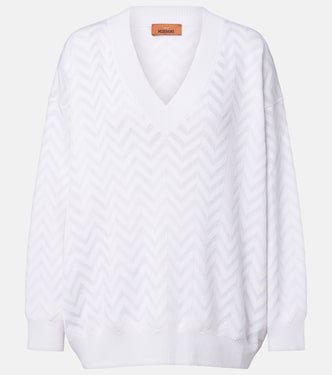 Zigzag cotton-blend sweater | Missoni