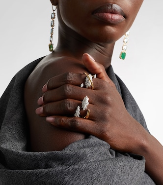 Golden Strada 18kt gold ring with diamonds | Yeprem