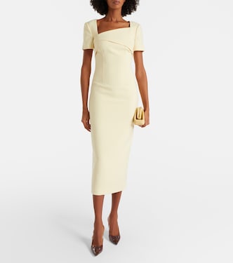 Draped crêpe cocktail dress | Roland Mouret