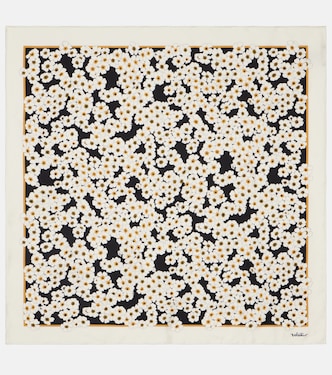 Floral silk scarf | Valentino