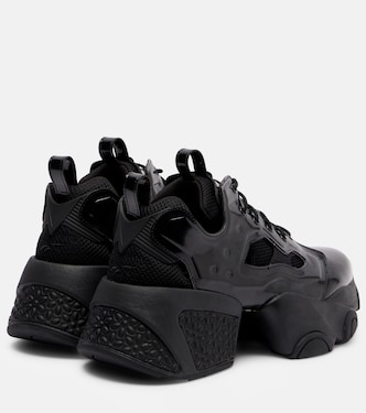 Cutout platform sneakers | Noir Kei Ninomiya