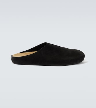 New Lucca suede slip-on shoes | The Row