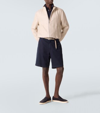 Embroidered cotton piqué polo shirt | Brunello Cucinelli