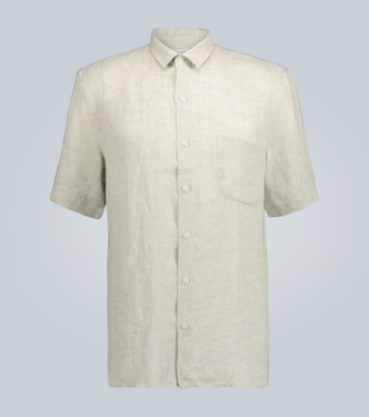 Camisa de lino de manga corta | Sunspel