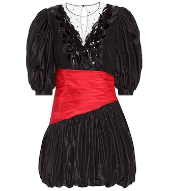 Minikleid aus Seidentaft | Miu Miu