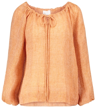 Linen-blend blouse | Lisa Marie Fernandez