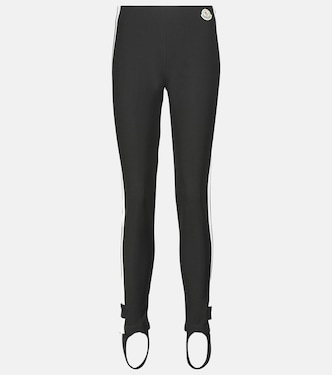 Mid-rise jersey stirrup leggings | Moncler