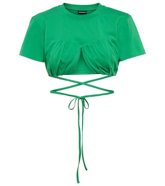 Top cropped Baci in cotone | Jacquemus