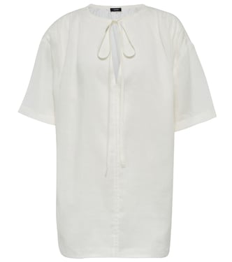 Blouse à lavallière en ramie | Joseph