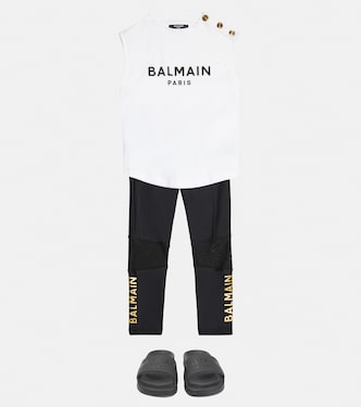 Logo leggings | Balmain Kids