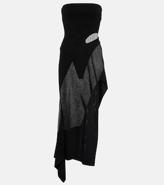 Strapless midi dress | Mugler