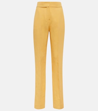 Le Pantalon Tibau linen-blend pants | Jacquemus