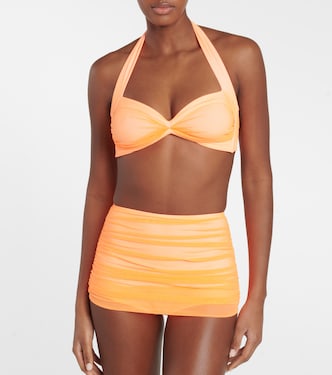 Top de bikini Bill Bra con cuello halter | Norma Kamali