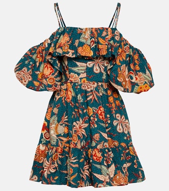 Lila floral cotton poplin minidress | Ulla Johnson