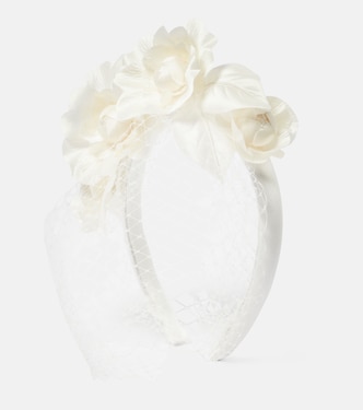 Fascia per capelli da sposa Camelia | Jennifer Behr