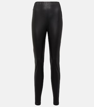 Leisure - Pantaloni slim Zefir in similpelle | Max Mara
