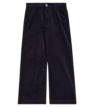 Corduroy wide-leg pants | Chloé Kids