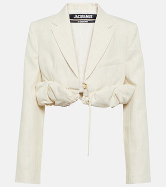 La Croissant linen-blend jacket | Jacquemus