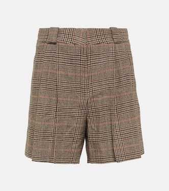 Shorts in lana a vita alta | Blazé Milano
