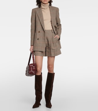 Pleated high-rise shorts | Blazé Milano