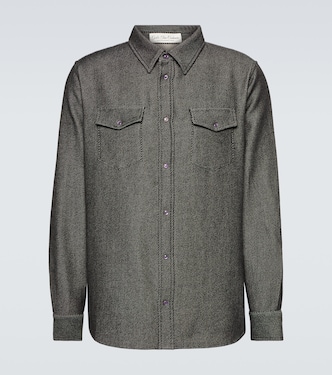 Camicia di jeans e cashmere | God's True Cashmere