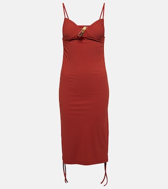 Abito midi Nebular con cut-out | Christopher Esber