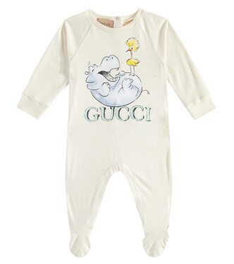 Bebé - body de algodón estampado | Gucci Kids