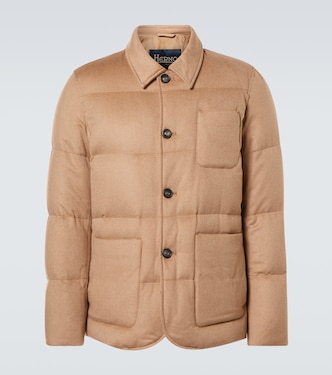 Chaqueta de plumas de pelo de camello | Herno