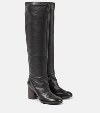 Glove leather knee-high boots | Lemaire