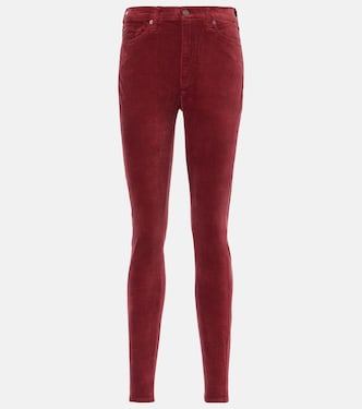 Pantaloni slim in velluto a coste a vita alta | 7 For All Mankind