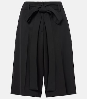 Bermuda in sablé di lana vergine  | Valentino