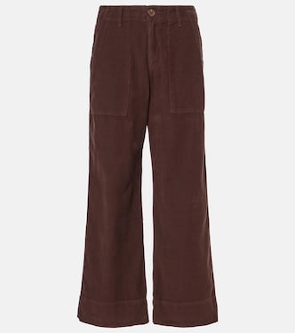 Pantaloni a gamba larga Vera in velluto | Velvet