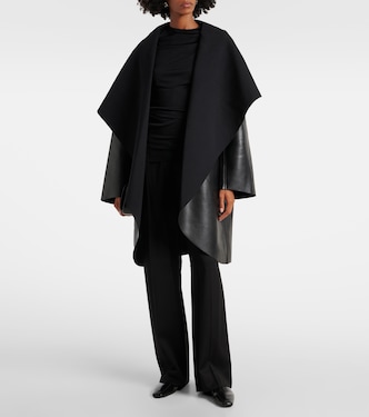 Cappotto reversibile in similpelle | Norma Kamali
