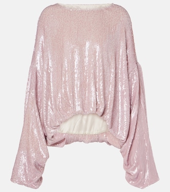 Top mit Pailletten | Dries Van Noten
