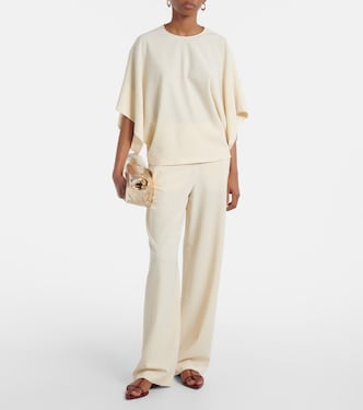 Pantaloni a gamba larga Larissa in misto lana | Fforme