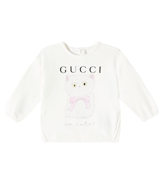 Baby - Felpa in cotone con stampa | Gucci Kids