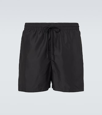 Logo poplin swim trunks | Gucci